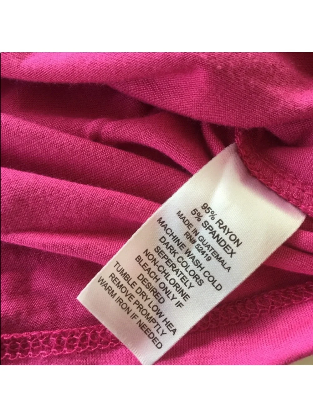 NWT Pink Lotus Fuchsia Inspirational Work-Out Top Size L